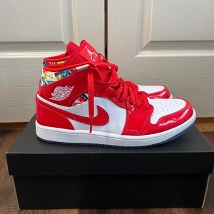 Nike Air Jordan 1 Mid SE Chile/Pollen/Blanc 10.5